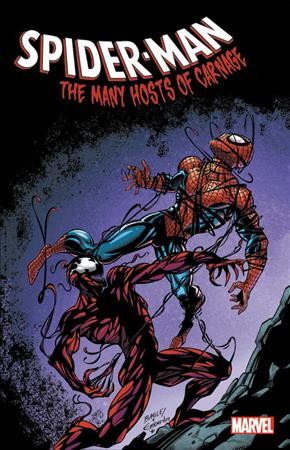 Spider-Man. The many hosts of Carnage / writers, David Michelinie, Tom DeFalco, Howard Mackie, Todd Dezago, Zeb Wells, Kevin Shinick, Cullen Bunn, Dan Slott ; [various illustrators].