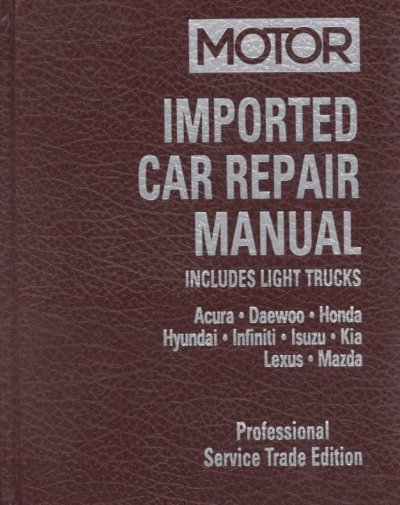 Motor imported car repair manual.