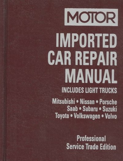 Motor imported car repair manual, 1993-96.