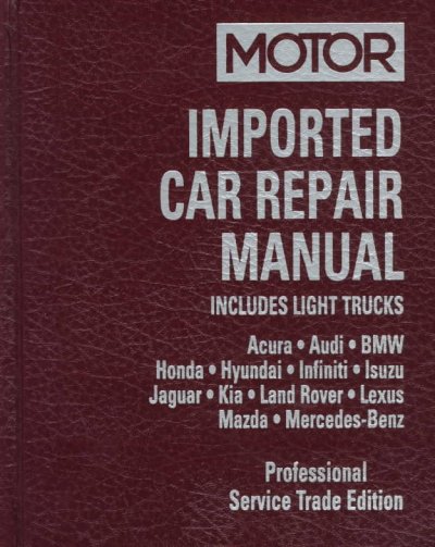 Motor imported car repair manual, 1995-97.