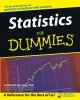 Go to record Statistics for dummies